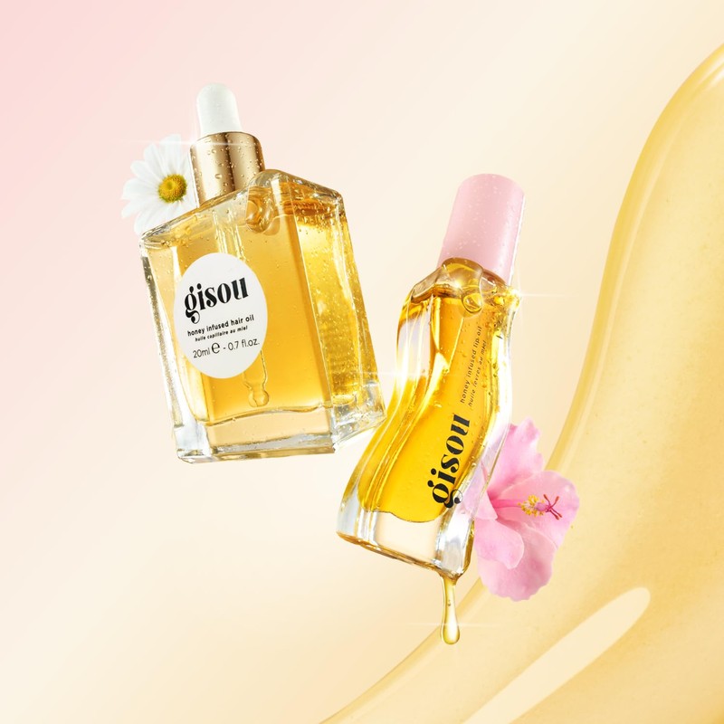 Gisou Honey Gloss Duo – Honey Infused Hair Oil &
