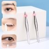 Widdedomae Makeup Stainless Steel Eyebrow Tweezers Precision Tweezer Eyelash Application