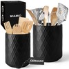 MIAMIO – Kitchen Utensil Holder Ceramic/Kitchen Organizer Set, Farmhouse Decor