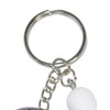 Komonee 10-Pin Bowling Keychain Tenpin Ball Key Ring Skittles Key