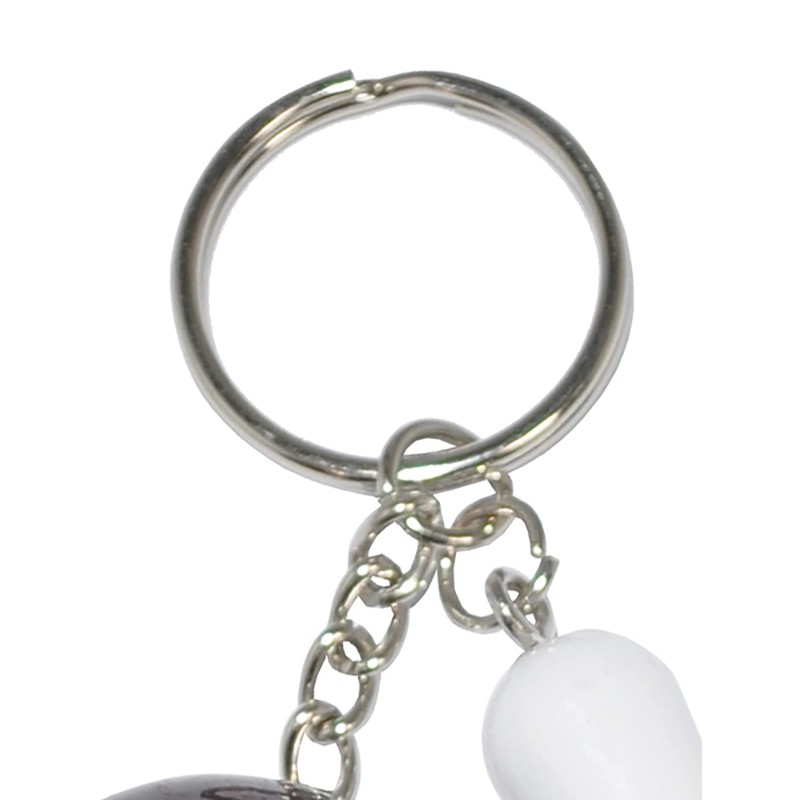 Komonee 10-Pin Bowling Keychain Tenpin Ball Key Ring Skittles Key