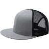 White Fang CA478 Men's Hat, Plain, Mesh, Flat Brim Cap,