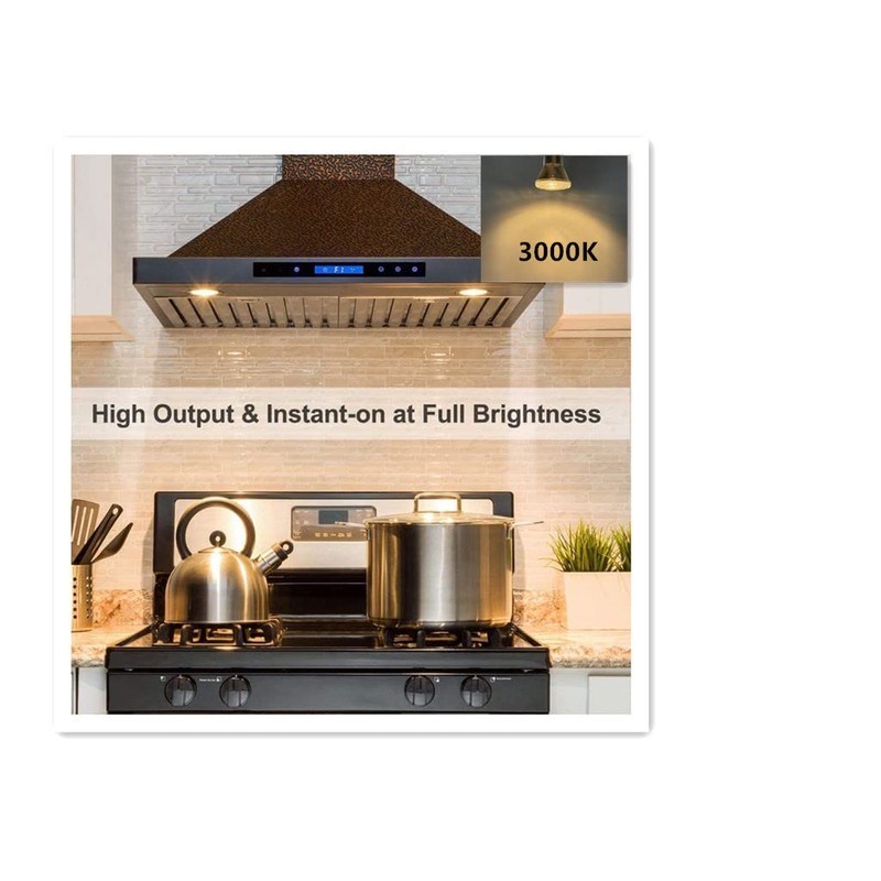 PAR20 7W LED Range Hood Light,E26 120V Dimmable Warm White