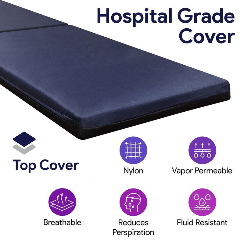 ProHeal Foam Fall Mat for Elderly - Thick Bi-Fold Fall