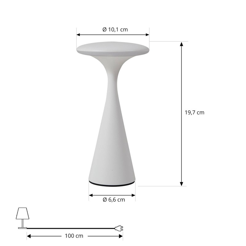 Lindby Evelen dimmable (Modern) in White (1 Light Source,) from
