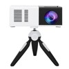 Mini Portable LED Projector 1800LM with Tripod Bracket for Home