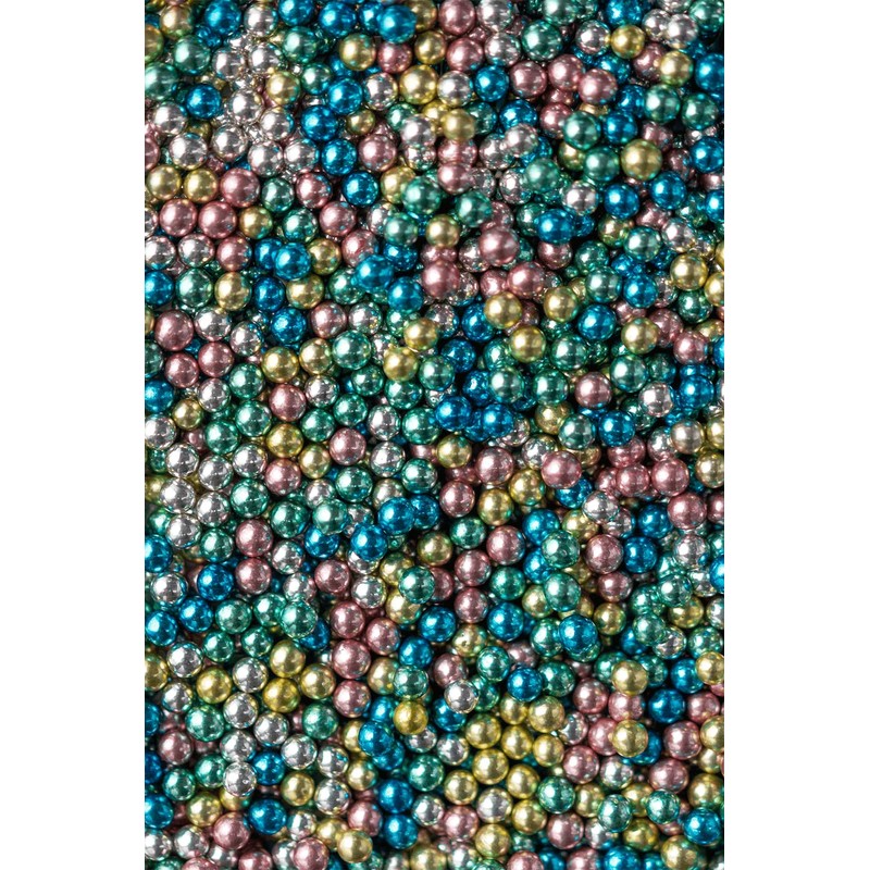 SPRINKLY - Metallic Pearls - Harlequin - 6mm - 30g