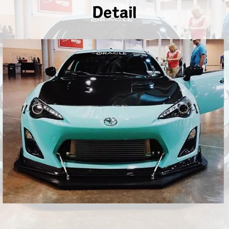 [RedRay] Lip Spoiler Connection Rod, Set of 2 (75, Red)