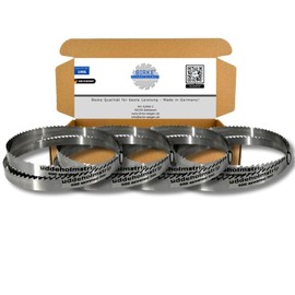Set of 4 Birke® Uddeholm and Hardened Band Saw Blades Soft and Hardwood for Scheppach, Holzstar etc. (1790 x 15 x 0.5 5 TPZ (UDDEHOLM))