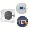 Universal Thermostat Guard with Lock, Clear Acrylic Thermostat Lock Box