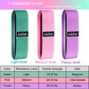 Resistance Bands Non-Slip Fabric Booty Bands, 3 Strengths Level Optional
