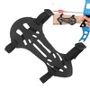 DAUZ Protectores de Brazo de Tiro con Arco, Negro, para