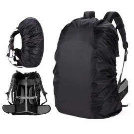 Waterproof Backpack Rain Cover (15-80L) Upgraded Triple Waterproofing with Adjustable Anti Slip Buckle Strap andWear-Resisting and Durable for Outdoor,Hiking,Camping, Traveling,Cycling (M (30-40L))