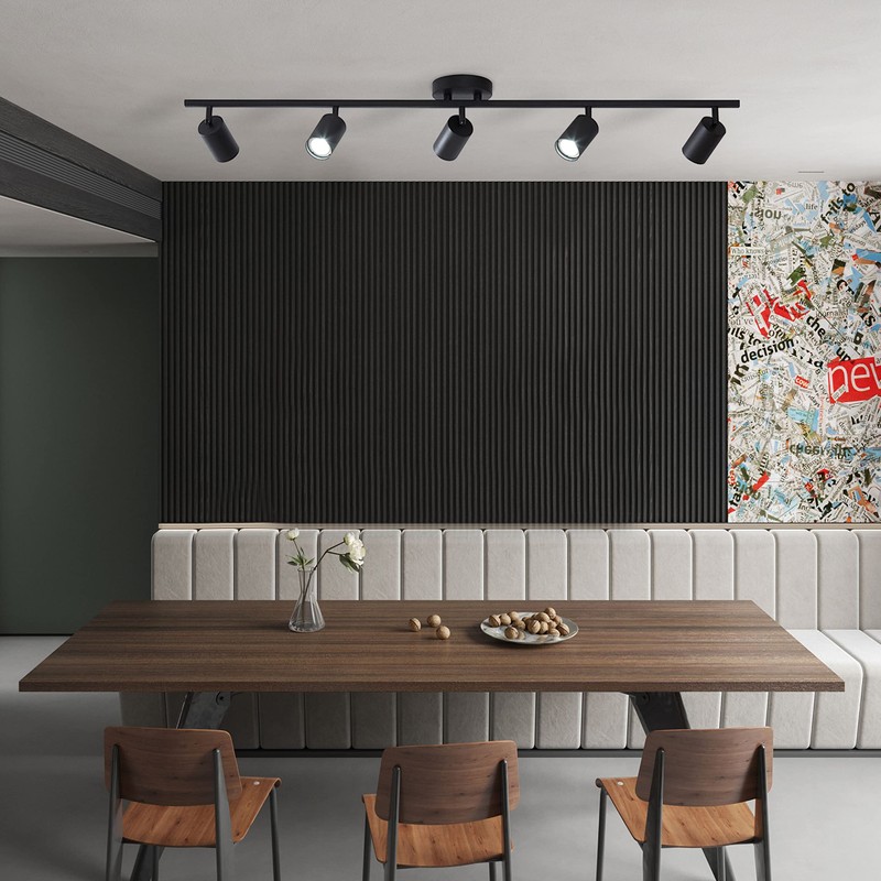 KCO Lighting 5 Light LED Track Lighting Adjustable 5 Way