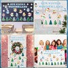 Haooryx 83Pcs Christmas Winter Snowmen Bulletin Board Set Classroom Decoration,