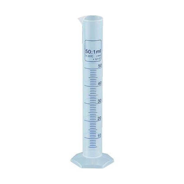 TRUSCO MS50 Female Cylinder, 1.7 fl oz (50 ml), Blue