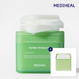 Mediheal Tea Tree Trouble Pads Main Product 100 Sheets + Refill 100 Sheets (Total 200 Sheets) / 메디힐 티트리 트러블 패드 본품 100매+리필 100매 (총 200매)