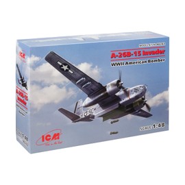 ICM ICM48282 1:48-A-26B-15 Invader, WWII American Bomber Black