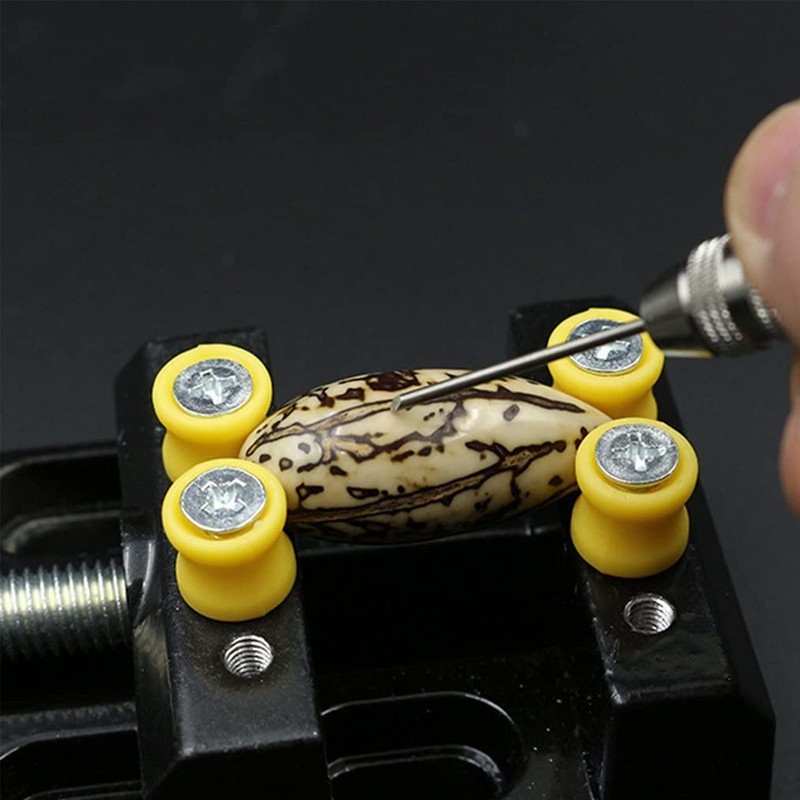 Craft Carving Bed Tool, Aluminum Alloy Portable Mini Drill Press