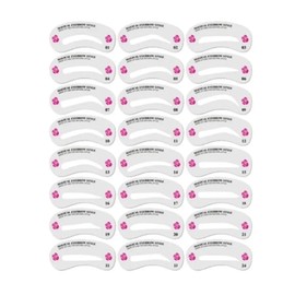 Eyebrow drawing guide assistant, 24 types of eyebrow shape molds / 눈썹그리기 가이드 도우미 눈썹모양 틀 24종