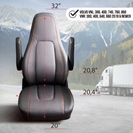 V-TRUCK CORP SEAT COVER FOR VOLVO VNL 2019-PRESENT OEM SEAT