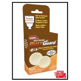Rust-Oleum Whink 390879 Rustguard Toilet Bowl Cleaner Tablets, 2 Tablet Box