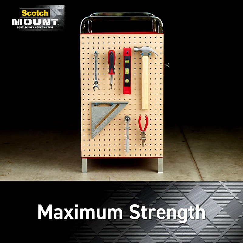 Scotch Extreme Mounting Strips, Double-Sided Heavy Duty Tape, 8 Strips,