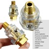 Kaimeilai 3 Pieces Oil Lubricator Oiler, Mini Compressed Air Oiler,