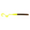Berkley PowerBait® Power Worm Fishing Bait, Green Pumpkin/Chartreuse, 7in |