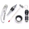 BRUBAKER Wine Opener Sommelier Set - Bar Accessory Kit -