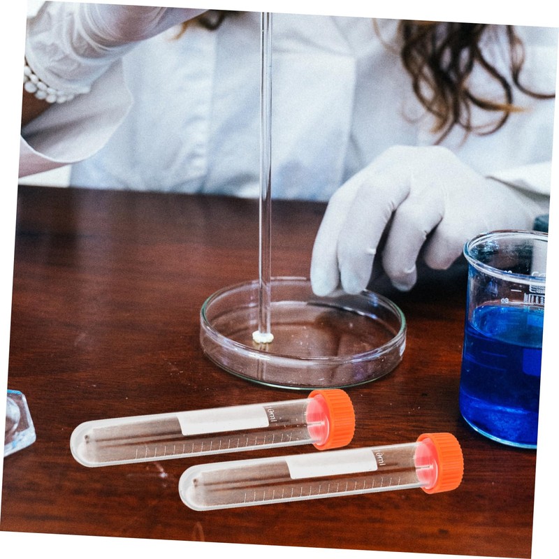 ULTECHNOVO Mini Vials Storage Lid 20pcs Plastic Vials for Essential