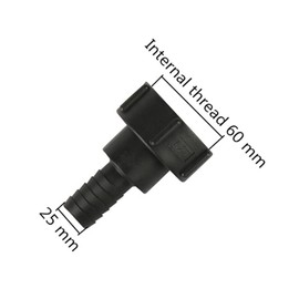FOGWOWO IBC Tank Accessories IBC Adapter 60 mm Coarse Thread Import to 1 Inch (25 mm) Garden Hose Tap Adapter Valve Pipe Connector Fittings Tools
