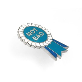 Pinsanity Funny"Not Bad" - Pin de solapa esmaltado