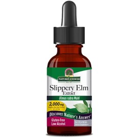 Nature's Answer, Slippery Elm Extract (Elm Bark Extract), 2000 mg, 60 ml, Vegan, Laboratory Tested, Gluten Free, Soy Free, Vegetarian, GMO Free