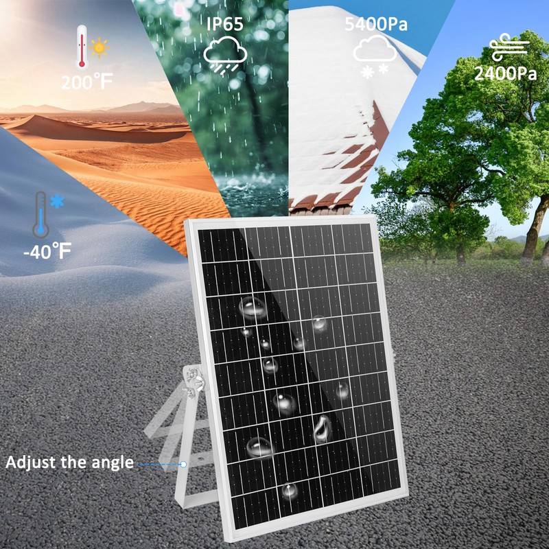 Solar Panel Kit 25W 12V Solar Battery Trickle Charger Maintainer,
