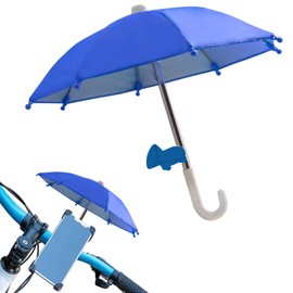 Cute Mini Umbrella with Smartphone Holder, Suction Cup Type, Rainproof, Light Blocking, Sun Protection, Protection for Smartphones, Phones, Smartphones, Smartphones, Smartphones, Expanded Diameter: