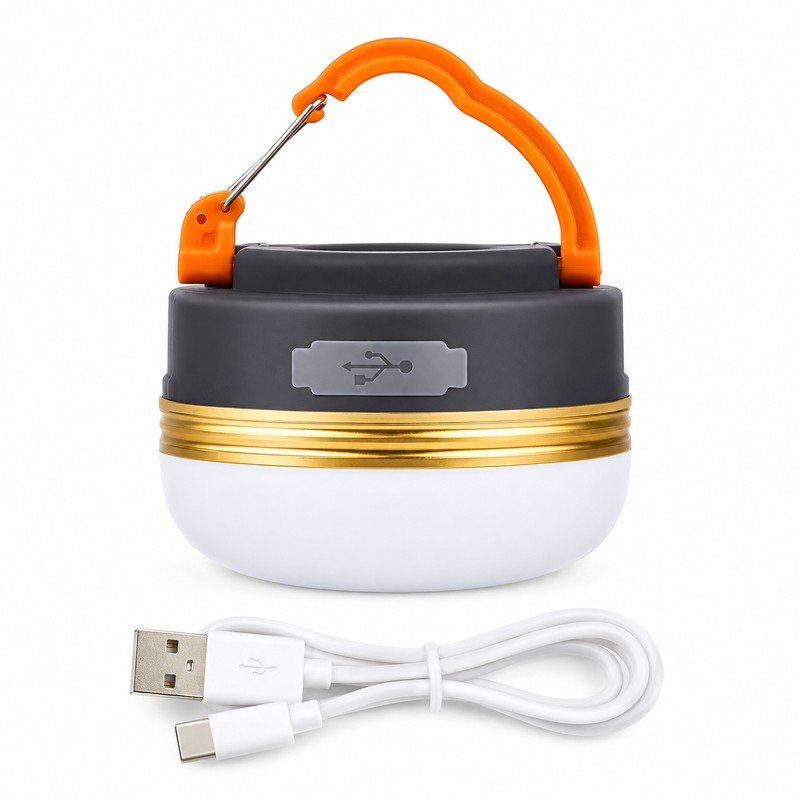 Rechargeable Camping Lantern for Outdoor Use – 4-Mode LED Tent