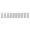 10Pcs Repair Nut Slotted Stainless Steel Thread Extension Reduce Sleeve