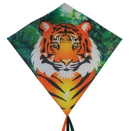 In the Breeze 3279 - Tiger 30 Inch Diamond Kite - Fun, Easy Flying Kite