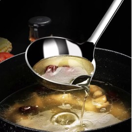 Estuchelandia Cuchara Separadora De Aceite Grasa En Caldo Sopa Salsa Crema