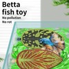 Qivorimith Betta Fish Tank Decor,2 PCS Beta Fish Toys,Betta Fishs