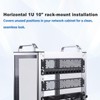 GeeekPi Vented 10 inch 1U Blank Panel Metal Rack Mount