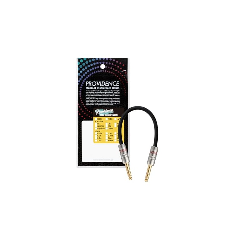 Providence R301 3PH/3PH 75cm TRS Microphone Cable (Stereo Phone/Stereo Phone)
