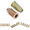 50-Piece M6 Zinc Alloy Hex Socket Insert Nuts Kit –