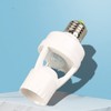 Zócalo de Luces con Sensor E27, Distancia de Detección de