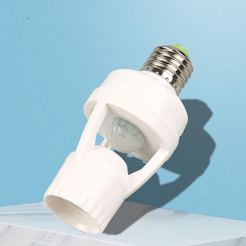 Zócalo de Luces con Sensor E27, Distancia de Detección de