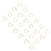 100pcs Heart Shape Paper Clips Cute Metal Paper Clips Portable