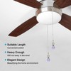 PATIKIL Ceiling Fan Pull Chain, 2 Pack 12" Decorative Ball