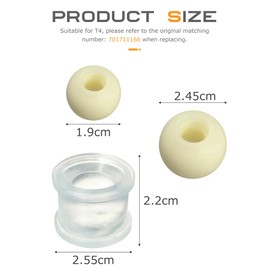 Flaconi Automobile Gear Shift Mechanism Repair Kit Shift Lever Bushing,Transmission Shift Cable Bushing Kits,Shift Cable Bushing Repair Kit,Replacement Reference Original Matching Number: 701711166