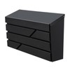 Wall Mount Mailbox for House Outside, Large Capacity Mailbox with